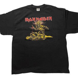 Iron Maiden, Sanctuary Single Cover Thatcher Massacre Y2K Banned Artwork Size XL
